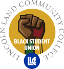 Lincoln Land Community College Black Student Union club logo.