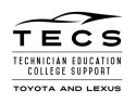 Toyota and Lexus Technician Education College Support (TECS)