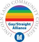 Lincoln Land Community College Gay-Straight Alliance club logo.