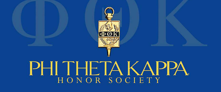 Phi Theta Kappa Honor Society, showing greek letters