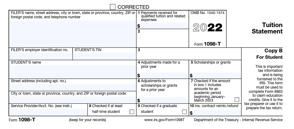 What Is Form 1098 T Tuition Statement And How Do I Get It