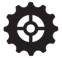 Industrial gear icon