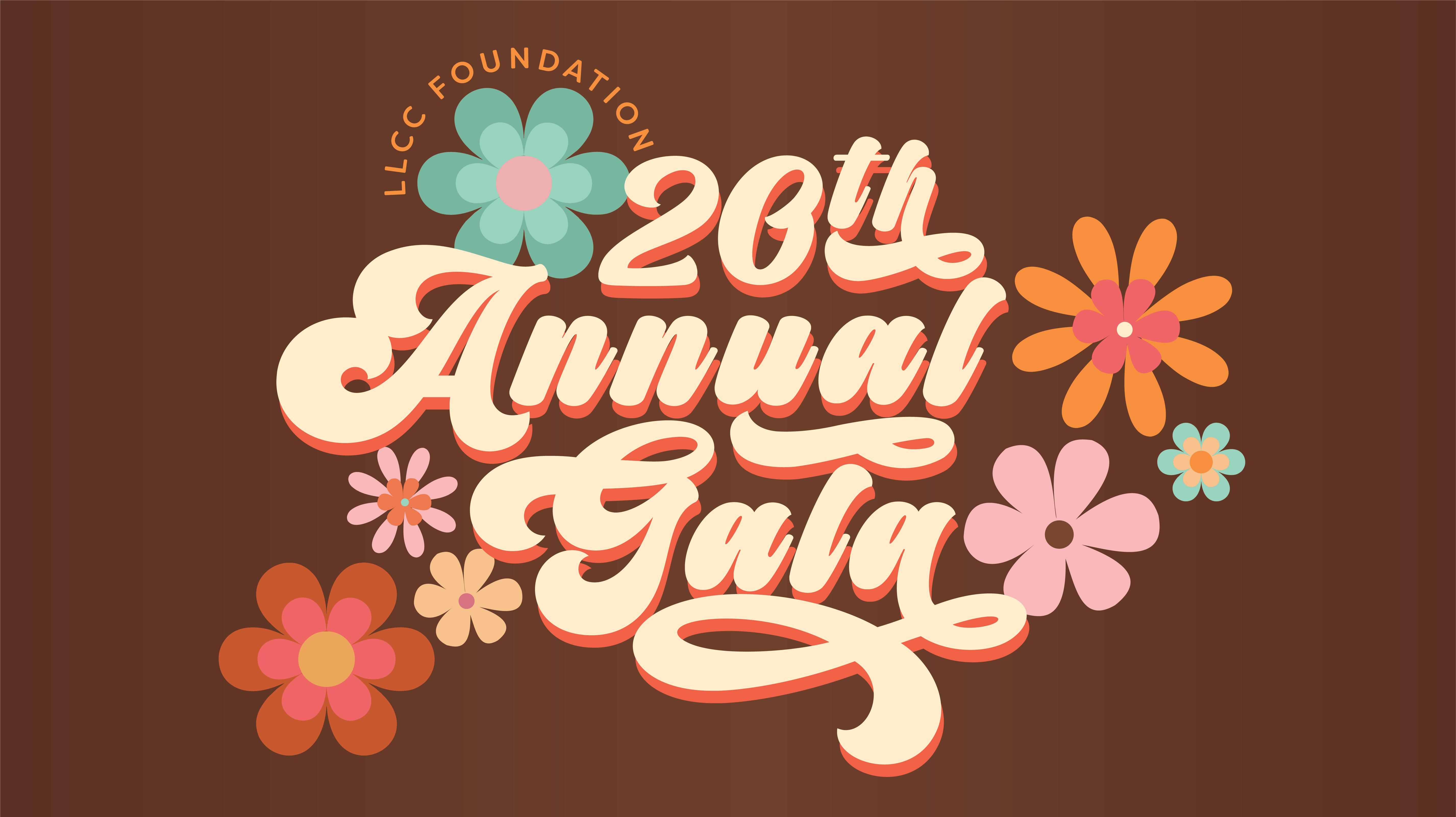 20th Annual Gala with 70s flower theme