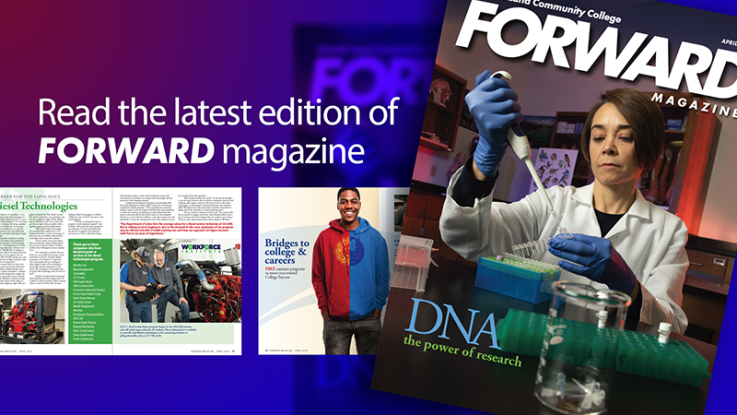 Read the latest edition of FORWARD magazine including articles on bird DNA research, diesel technologies and bridges to college &amp; careers