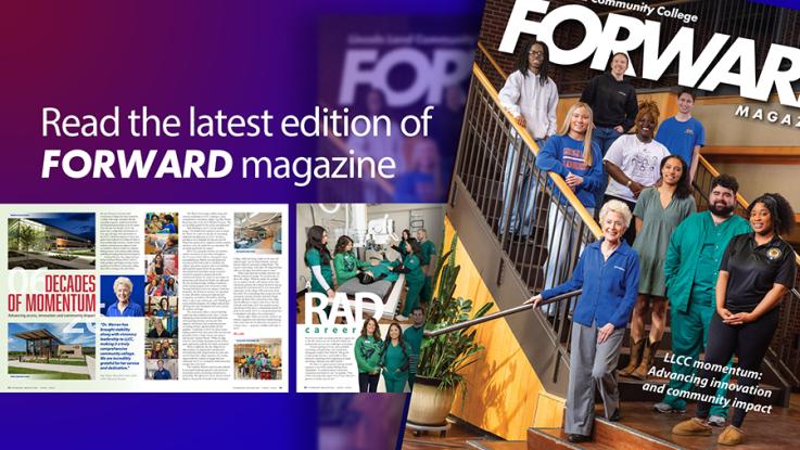 Read the latest edition of the Lincoln Land Community College April 2026 FORWARD magazine