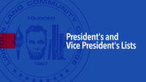 President's and Vice President's Lists