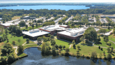 Arial shot of the LLCC campus