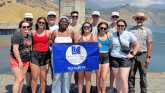 Ag students on a study abroad trip in California