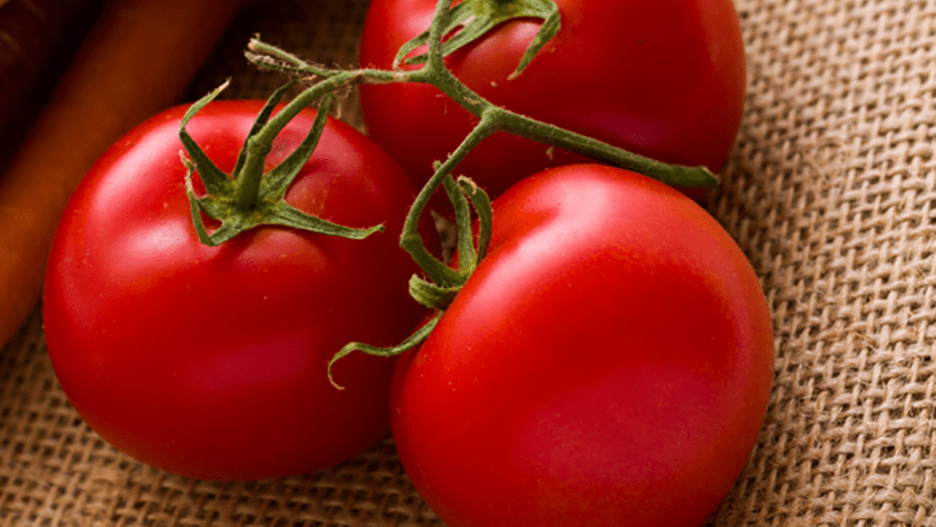 Three tomatoes.
