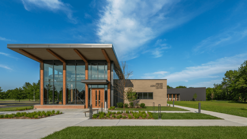 Kreher Agriculture Center on the LLCC-Springfield campus.