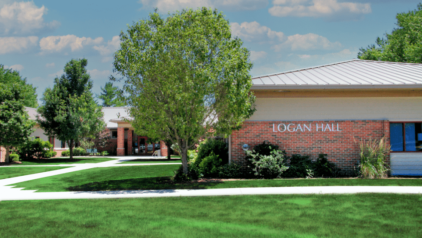 Logan Hall on the LLCC-Springfield campus.