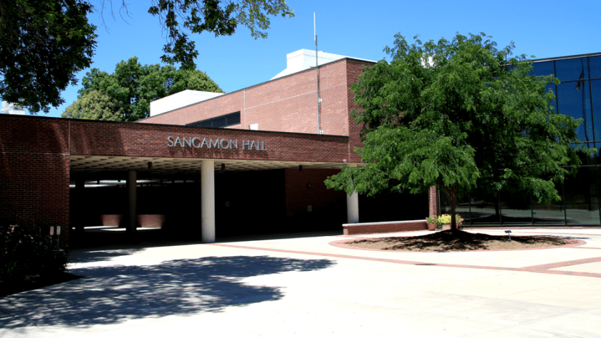 Sangamon Hall on the LLCC-Springfield campus.