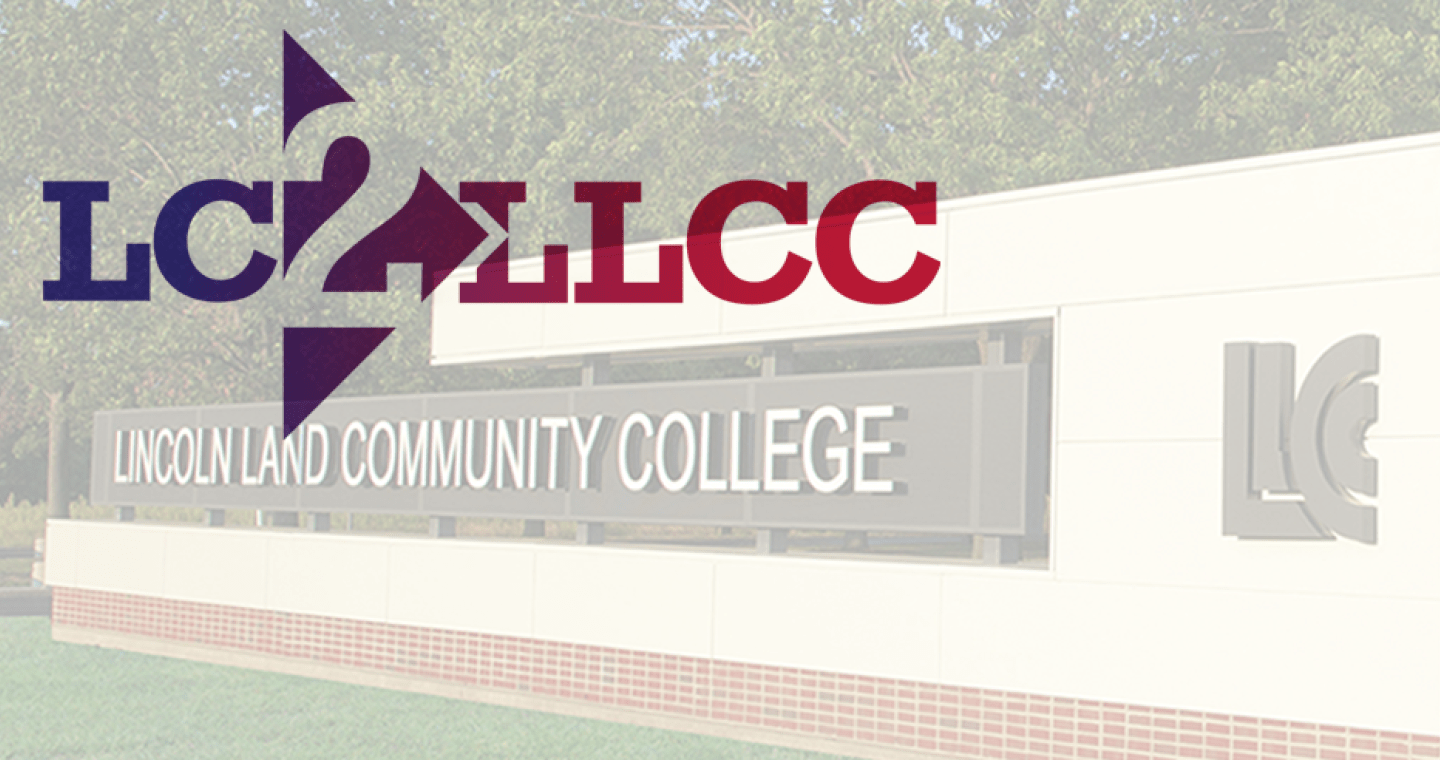 LC2LLCC. Photo of main entrance at Lincoln Land Community College