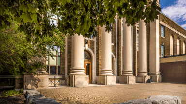 Building on another college campus