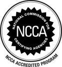 NCCA: National Commission for Certifying Agencies. NCCA accr