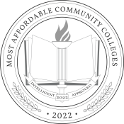 Badge for Most Affordable Community Colleges 2022