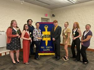 LLCC Phi Theta Kappa officers,
