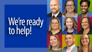 We're ready to help!