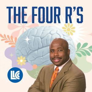 The Four R's and a photo of Ty Howard with an LLCC logo.