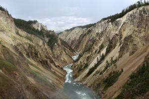 a river running through a deep canyon