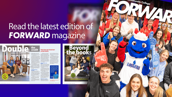 Read the latest edition of the Lincoln Land Community College April 2025 FORWARD magazine