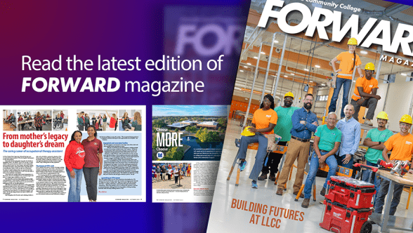 Read the latest edition of the Lincoln Land Community College October 2025 FORWARD magazine