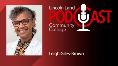 Lincoln Land Community College Podcast. Leigh Giles-Brown